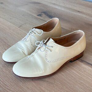 Dieppa Restrepo patent leather oxford shoes